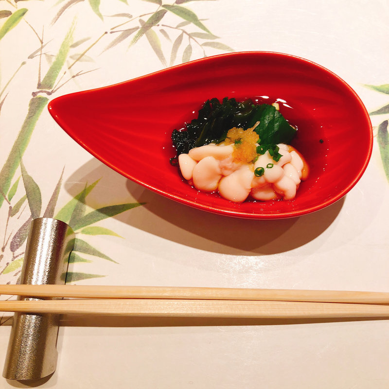 白子ポン酢(鮨  佐和)