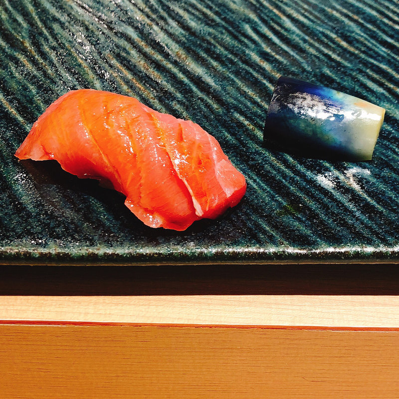 中トロの握り(鮨  佐和)