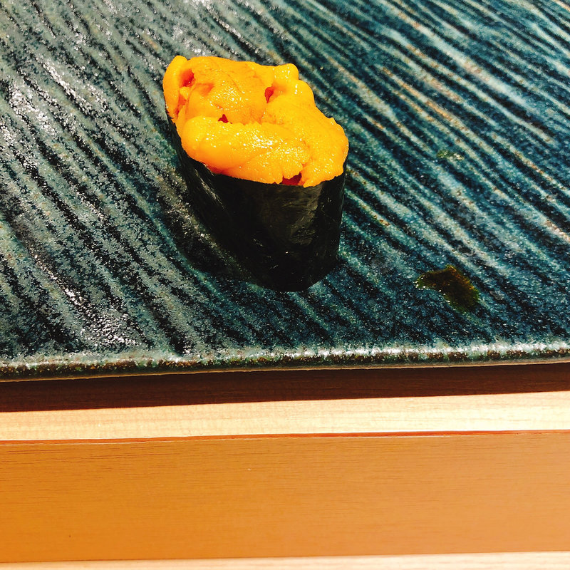 雲丹の軍艦(鮨  佐和)