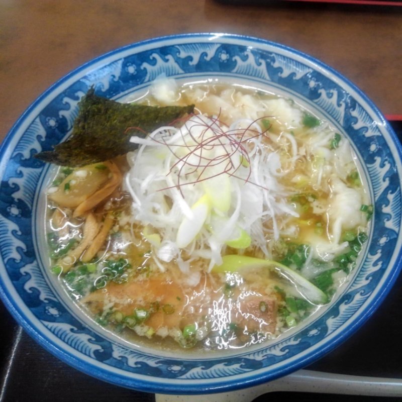 海老わんたんめん(塩味)(紺のれん 長沼店 （こんのれん）)