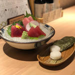 マグロ刺身盛り(マグロ 日本酒 光蔵 錦)