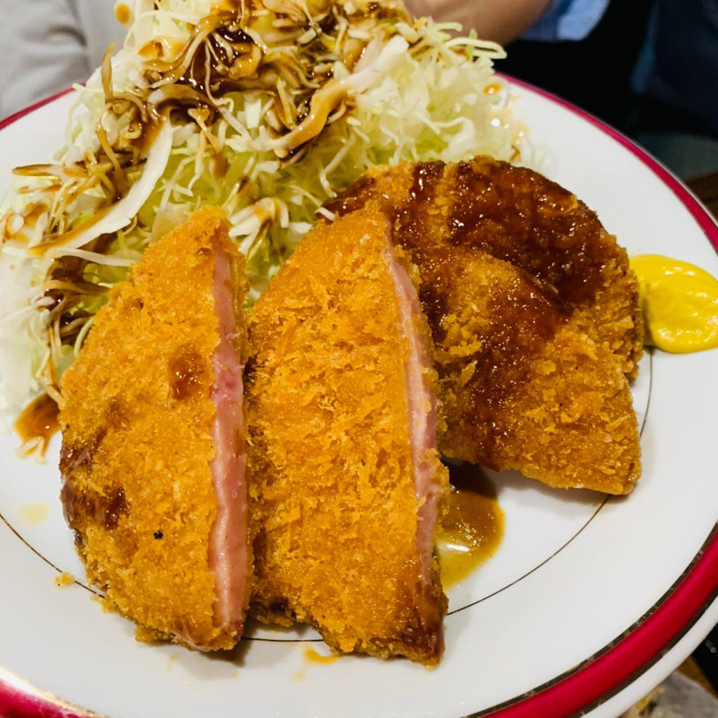 ハムカツ(名物やきとん とみちゃん町屋店)