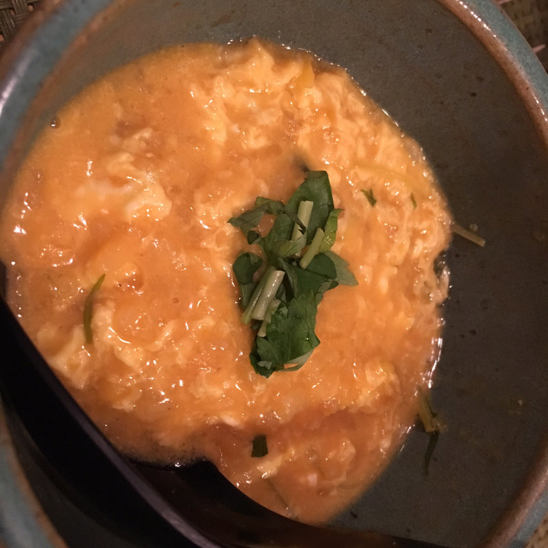 黄金の雑炊(新鮮ウニ料理専門店 海栗屋（うにや）市川)