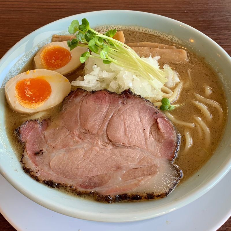 煮干しそば味玉トッピング(大勝軒 ○秀 )