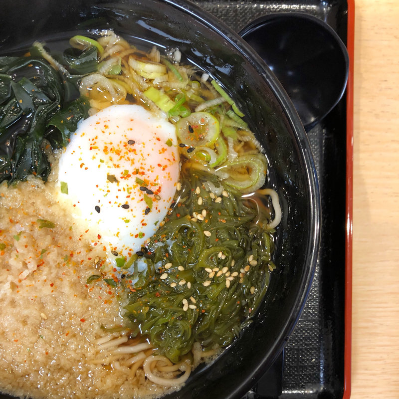 めかぶそば(名代 箱根そば 代々木上原店)