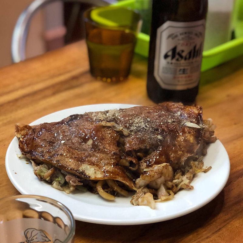 うどん豚肉卵入り(お好み焼みよし 古川店 )