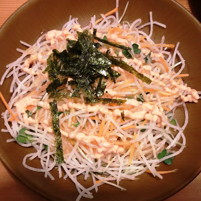 大根さらだ -明太子ドレッシング-(鳥貴族 鶴見西口店)