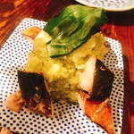 バジル風味のポテトサラダ(湘南の魚とワインの店 ヒラツカ)