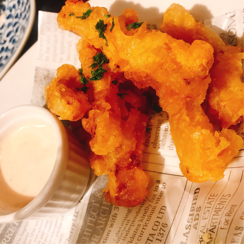 大根のフリット(湘南の魚とワインの店 ヒラツカ)