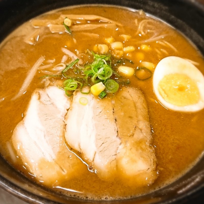 味噌ラーメン(平野台の湯 安庵)