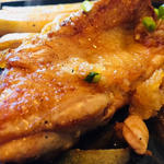 薩摩赤鶏と若鶏の食べ比べステーキ(洋食屋 青空 （ヨウリョクヤ アオゾラ）)