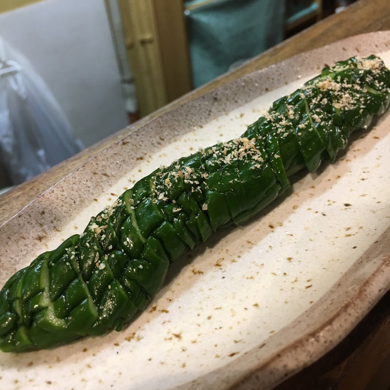 きゅうり1本ビール漬(九州 海鷹 清川店)