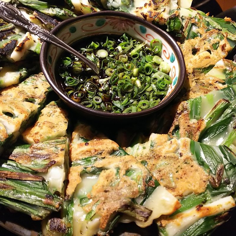 海鮮チヂミ(海鮮食BAR ichie)