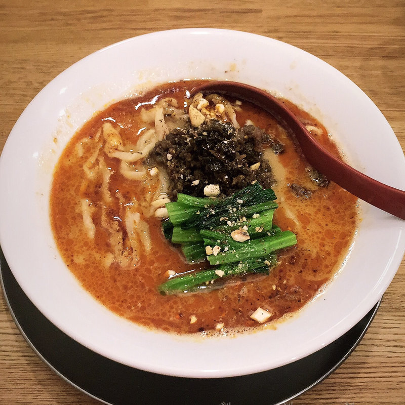 もみじの担々麺(麺や 七彩 八丁堀店)