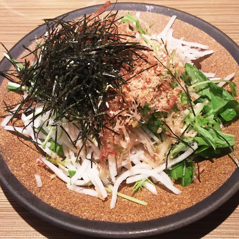 大根のシャキシャキ梅風味サラダ(やきとりセンター 川崎リバーク店)