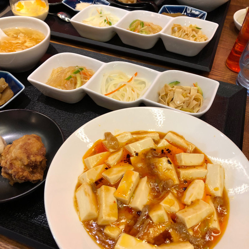 麻婆豆腐定食(楽仙樓 （楽仙楼 ラクセンロウ）)
