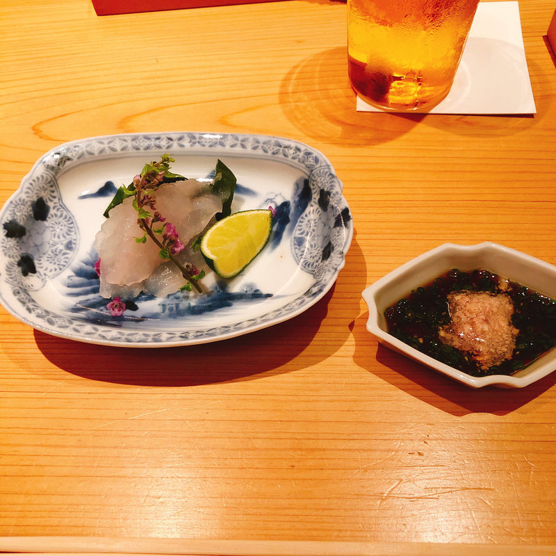 アズキハタの刺身(鮨 大地 )