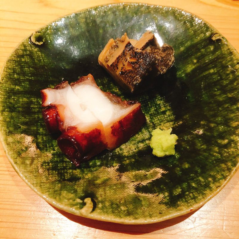 蛸と鮑の柔らか煮(鮨 大地 )