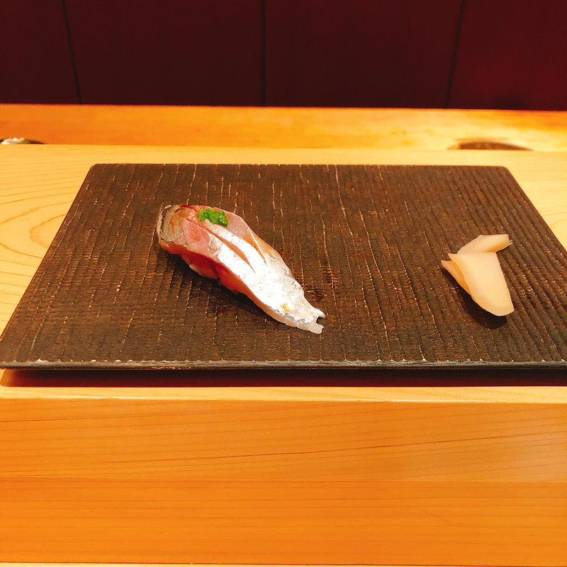 鯵の握り(鮨 大地 )