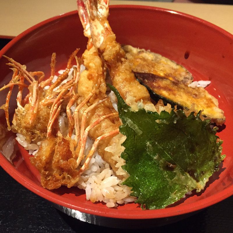 天丼(十割そば 半平)