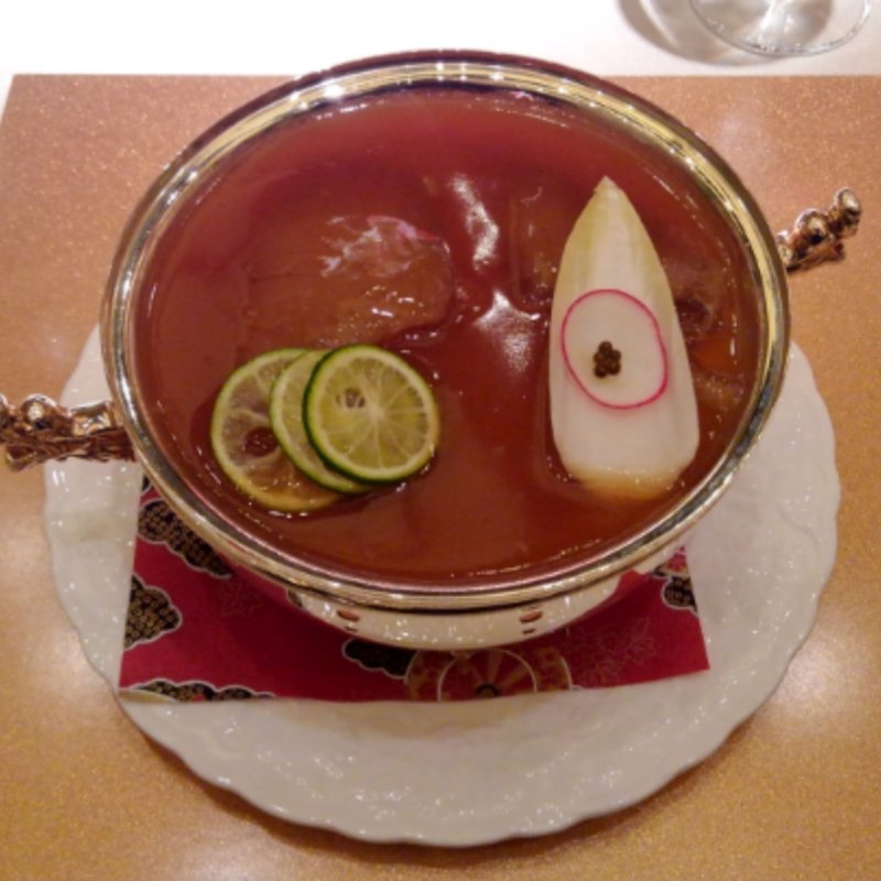 フカヒレの姿煮込み(目黒雅叙園 )