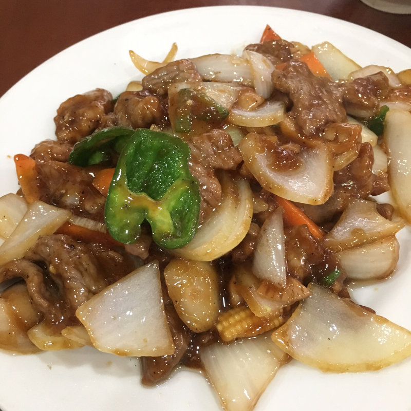 牛肉のコショウ炒め定食(祥龍房 飯能駅南口店 （ショウリュウボウ）)