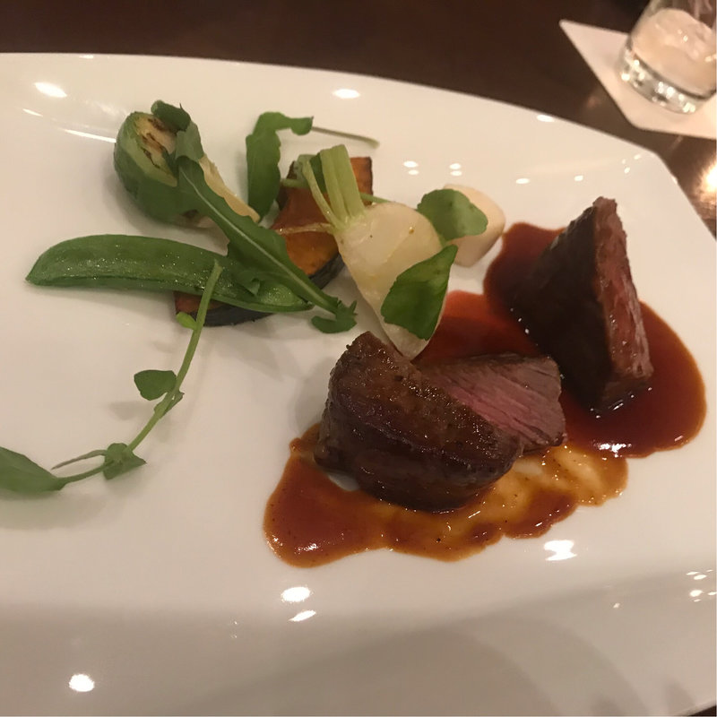 国産牛のステーキ 赤ワインソース(ラソールガーデン ダイニング グリルアンドステーキ)