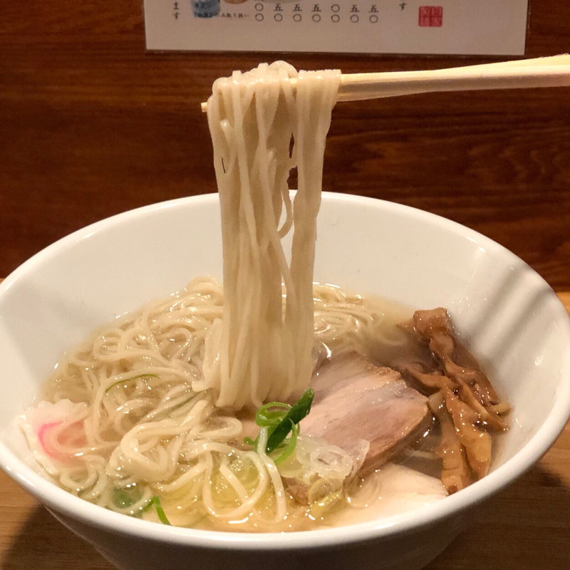 鶏のこく塩ラーメン(がふうあん )
