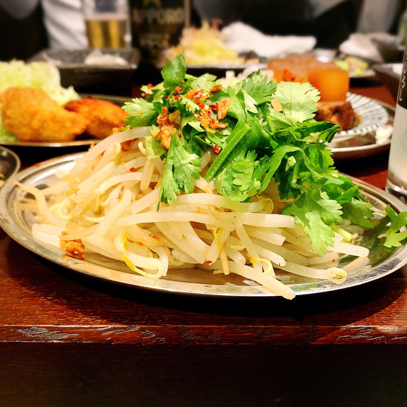 パクチ・モヤシ(大衆酒場 チャン栓チャン)