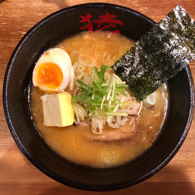 桃猿（桜えび）味噌ラーメン(麺や猿 )