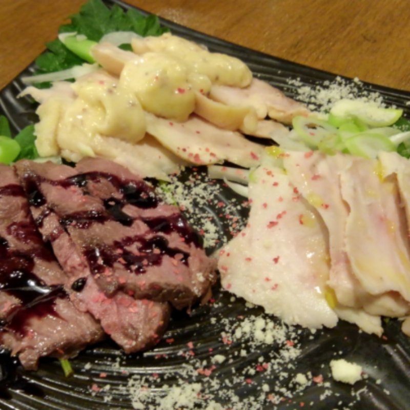 肉刺し盛り合わせ(東京MEAT酒場 浅草橋総本店 （トウキョウミートサカバ）)