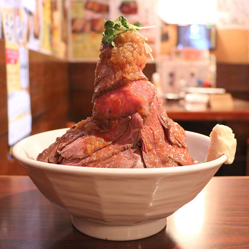 ローストビーフ丼 富士山(鳥園本店)