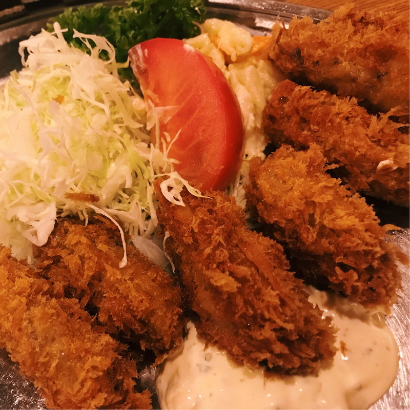 カキフライ(洋食 大吉)