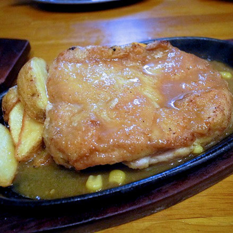 チキンステーキ(ハンバーグレストランまつもと)