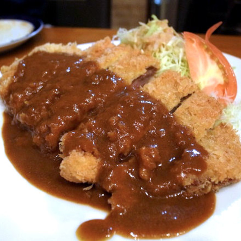 ビーフカツ(ハンバーグレストランまつもと)