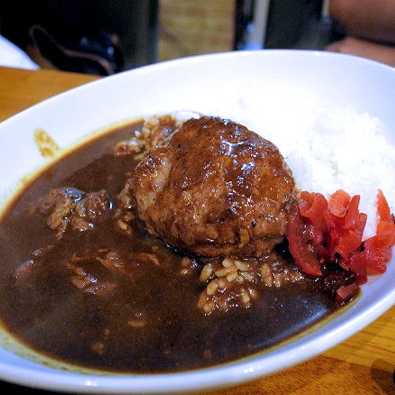 ハンバーグカレー(ハンバーグレストランまつもと)