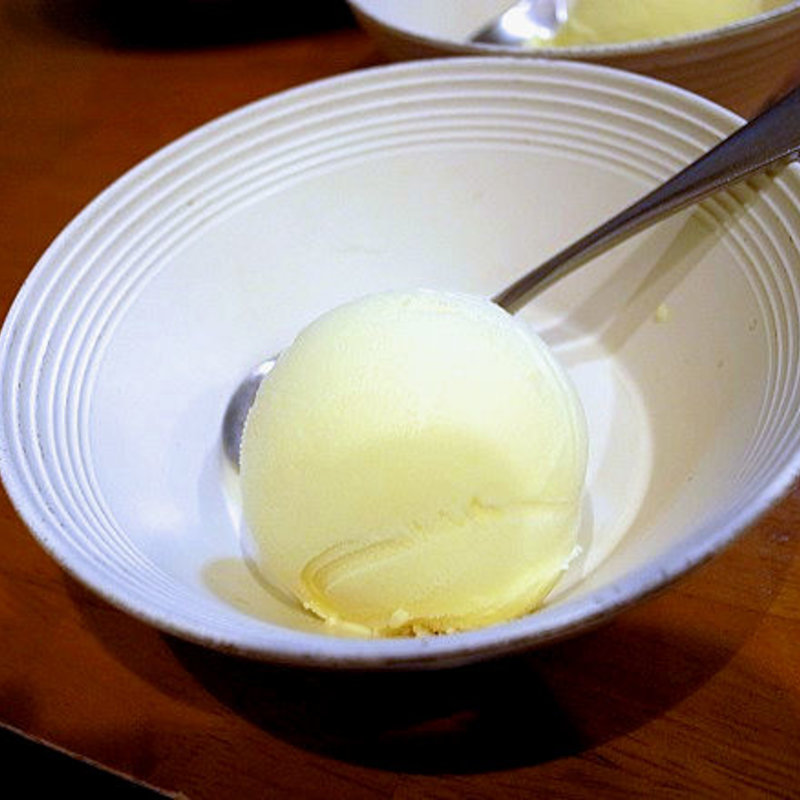 バニラアイス(ハンバーグレストランまつもと)