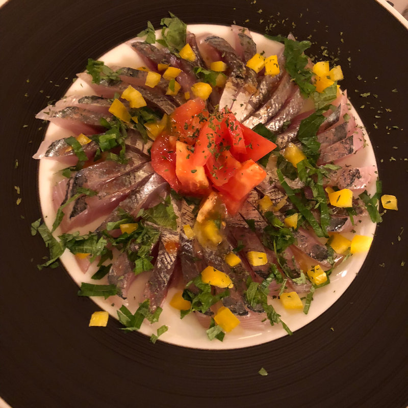 アジのカルパッチョ(バー バル バール （Bar Bal Barl）)