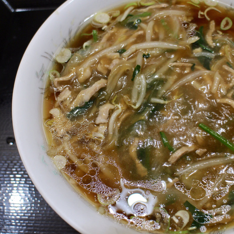 ロースタンメン（豚肉・野菜あんかけ）(中華料理 千日前)