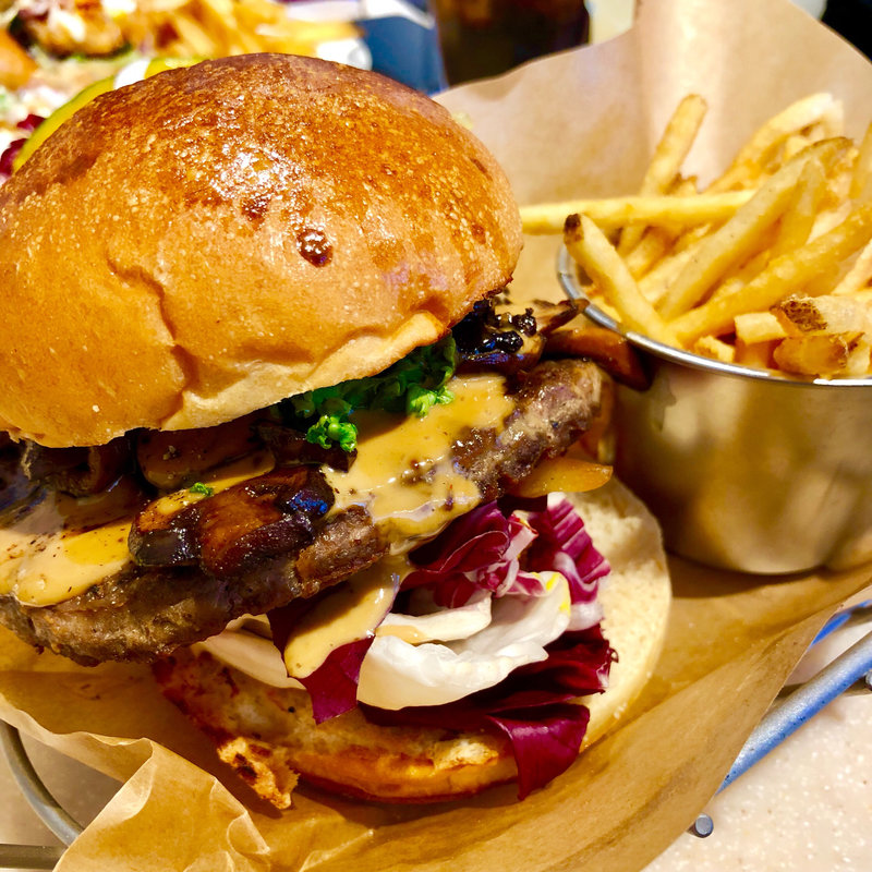 グリルマッシュルームバーガー(J.S. BURGERS CAFE マークイズ福岡ももち店)