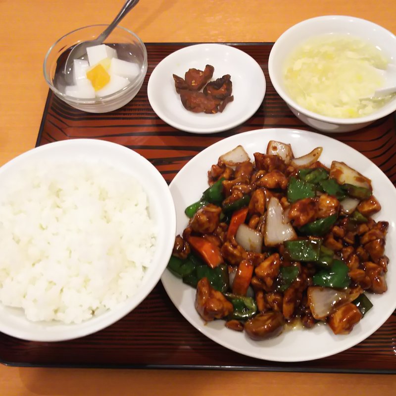 鶏肉の中華風味噌炒め(美山飯店)