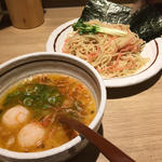 紅白エビつけ麺(札幌らーめん ほくと亭)