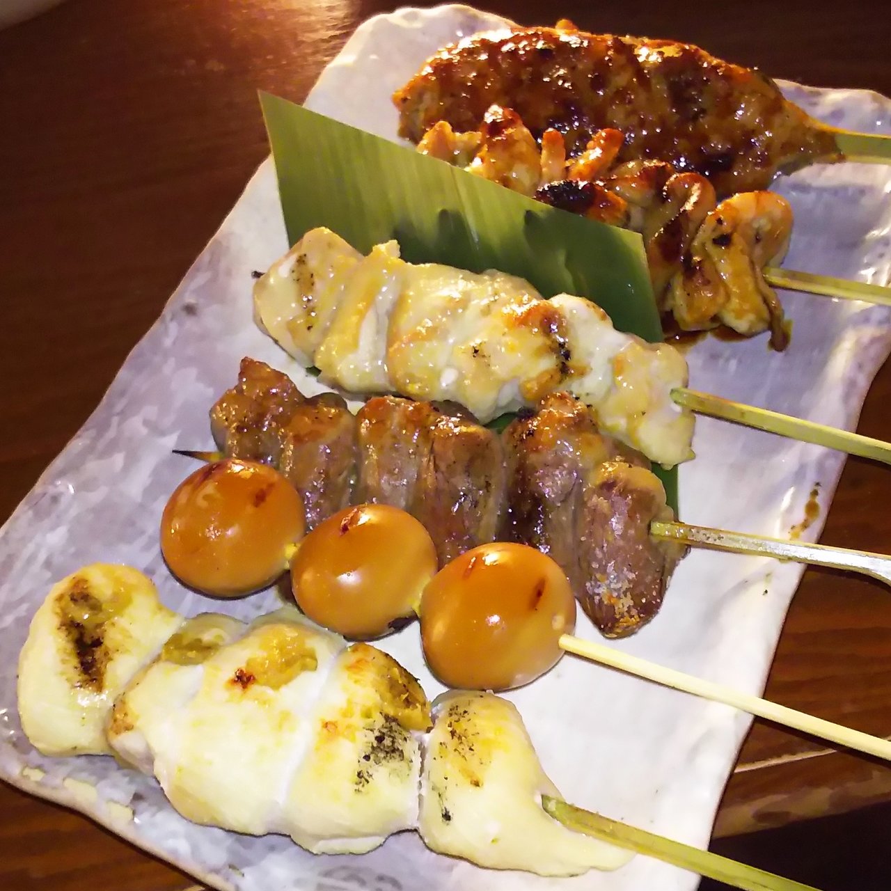 串焼き盛り合わせ 49b0cc9d4080360e2f3a9cced3c531