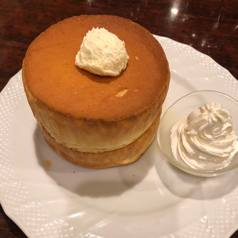 スフレパンケーキ(星乃珈琲店 銀座8丁目店)