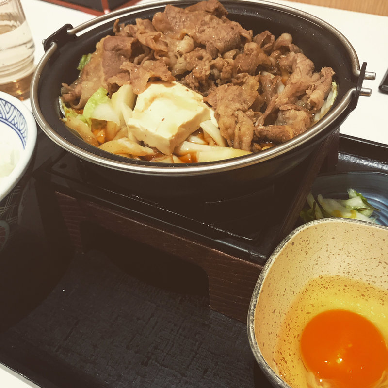 牛すき鍋膳(吉野家 綾瀬駅東口店)