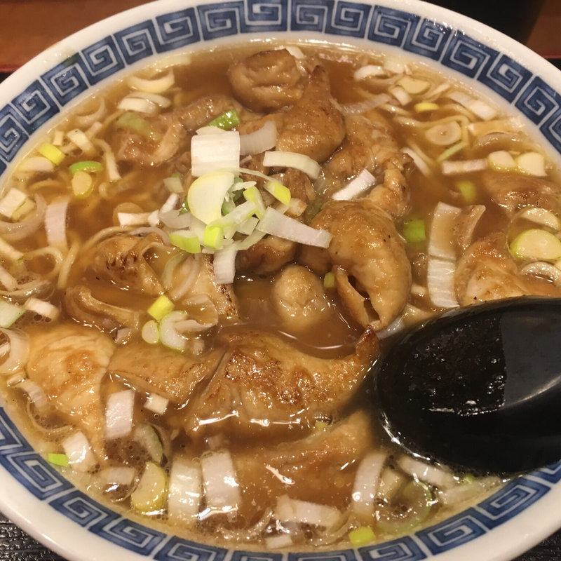 ニンニク大腸麺大盛り(蘭苑菜館 烏森口店 )