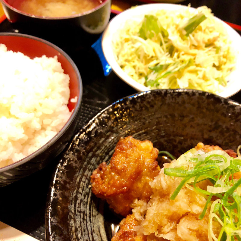 唐揚げ定食(wing3)