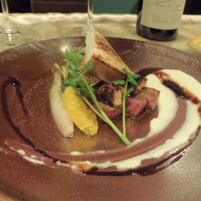 おおいた和牛のロッシーニ(ぷれじでんと千房 南本店)