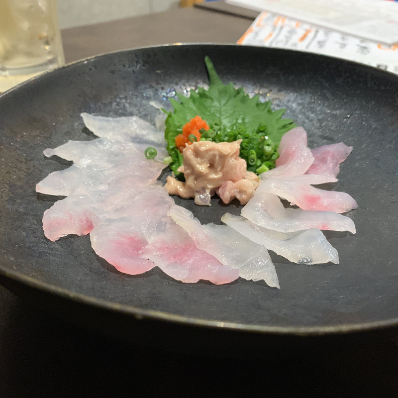 カワハギ刺(山本魚吉商店)