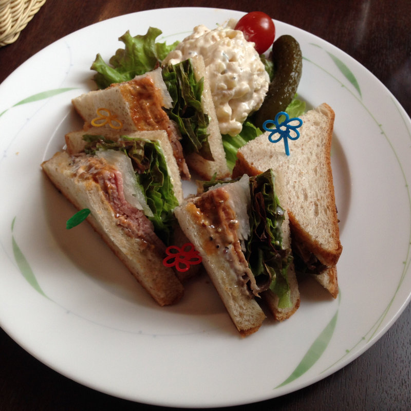 ローストビーフサンド(フロインドリーブ 生田店)